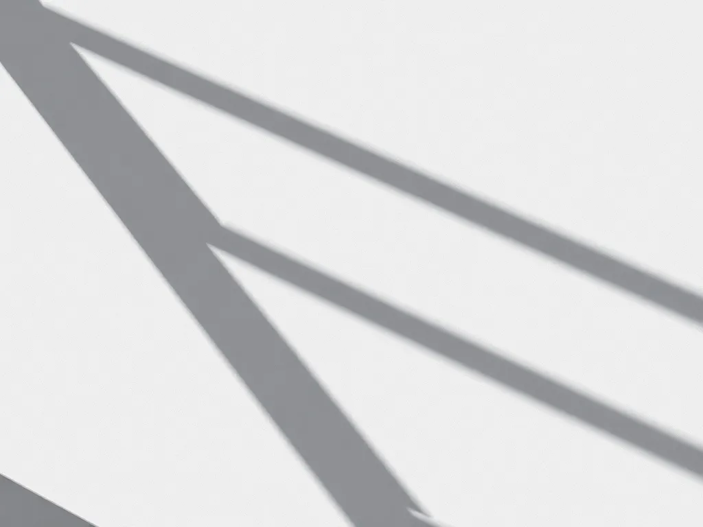 Abstract geometric composition of intersecting lines and sha